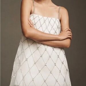 Bhldn by Anthropologie Mini Rhinestone Dress